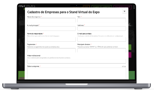 Formulário Stand Virtual