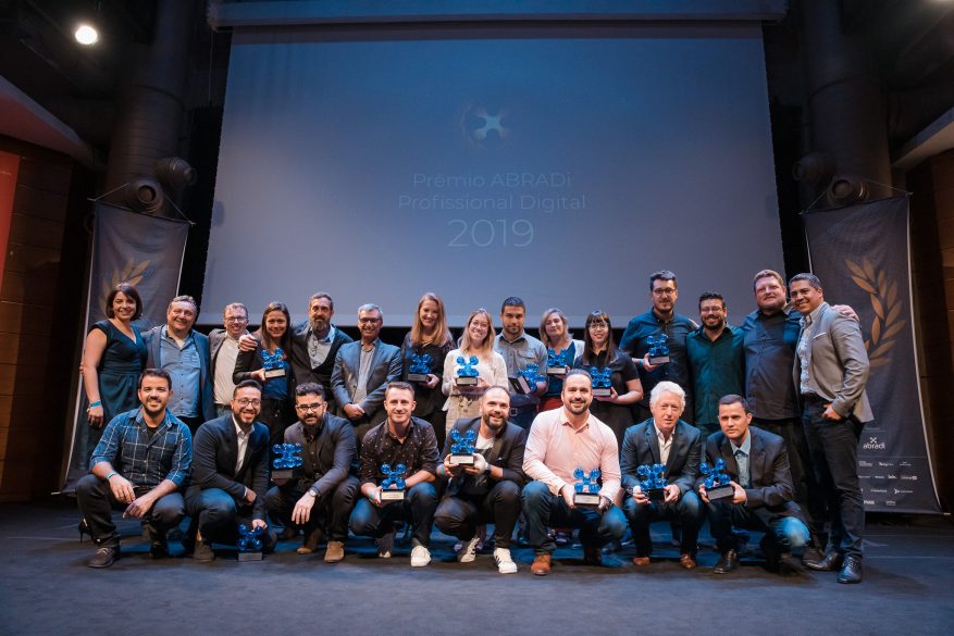Vencedores do 4º Prêmio ABRADi Profissional Digital.