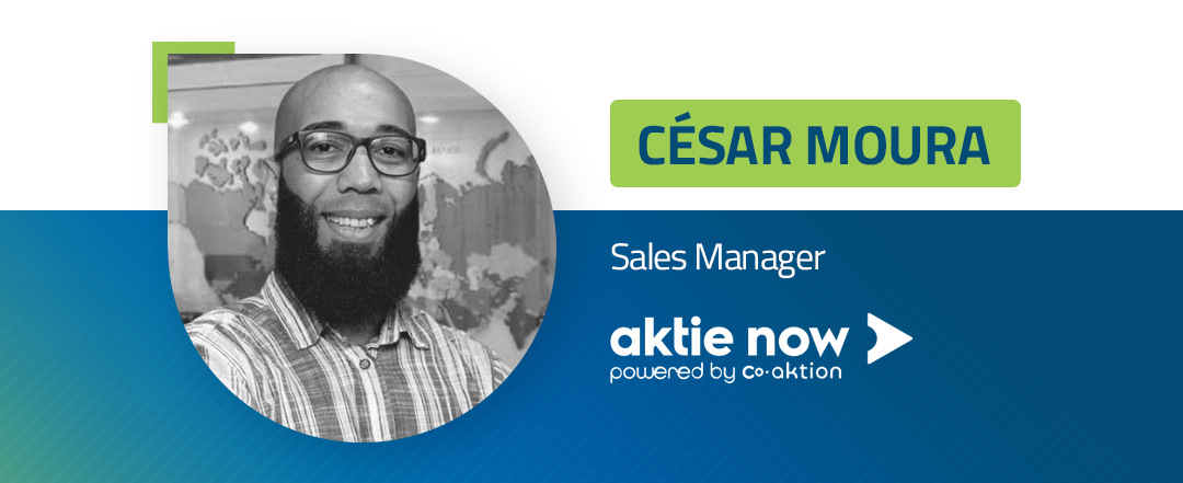César Moura, Sales Manager na Aktie Now